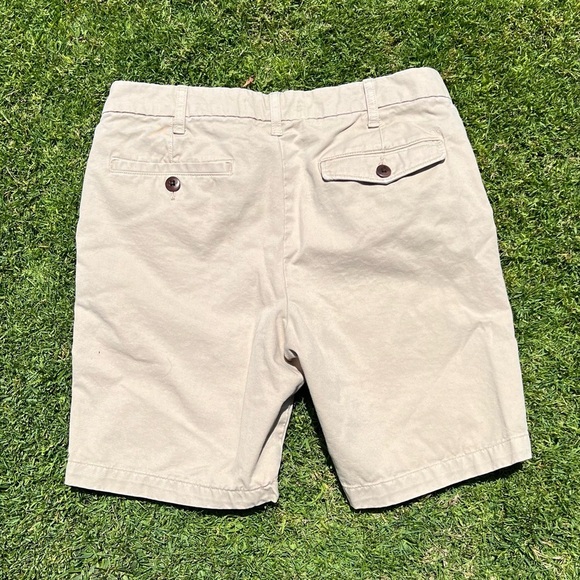 Outerknown Organic Cotton Khaki Chino Shorts Button Fly 31 Gorpcore Kelly Slater - Picture 2 of 9
